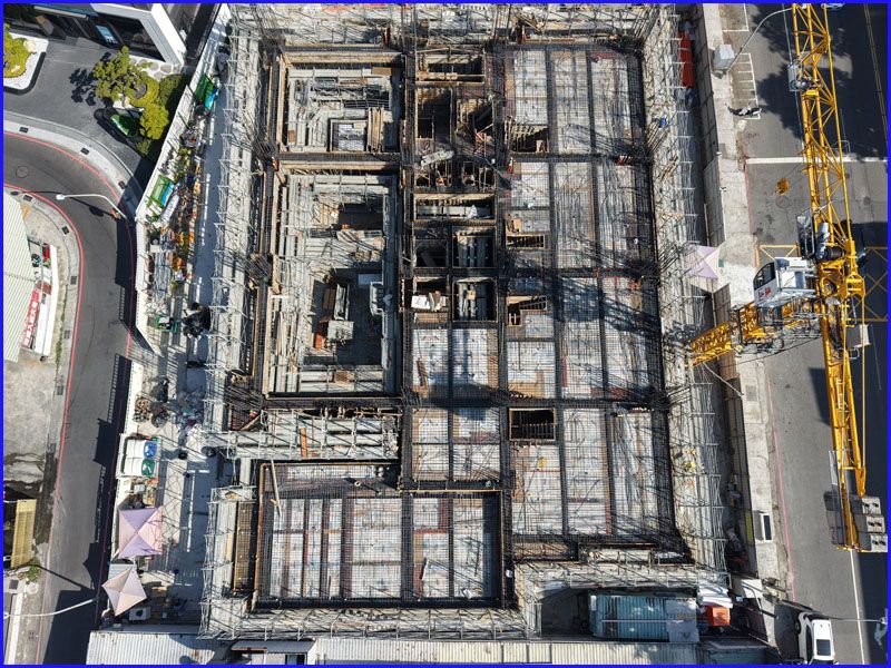 協勝發建設新民段-1F頂板&牆柱配管工程